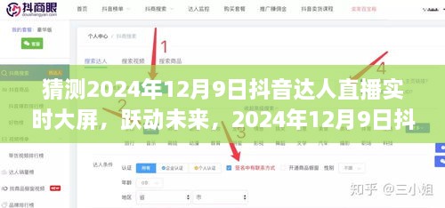 跃动未来，抖音达人直播自信与成长之路，预测与展望2024年12月9日实时大屏