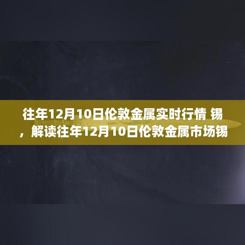 解读，往年12月10日伦敦金属市场锡行情波动及其影响分析