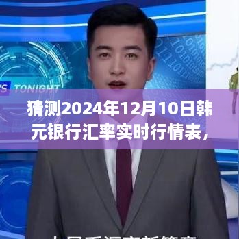 步骤指南，预测与了解2024年12月10日韩元银行汇率实时行情表的分析与猜测