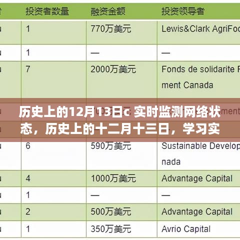 历史上的十二月十三日，实时监测网络状态的详细步骤指南（初学者与进阶用户适用）