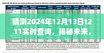 揭秘未来，预测与展望 2024年12月13日T211实时查询的发展与特点揭秘