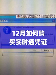 冬日实时通凭证购买指南，开启温暖旅程的奇遇