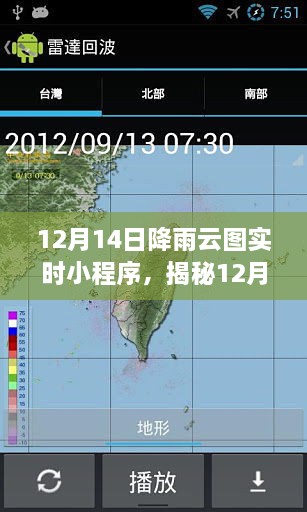 科技助力气象观测新篇章，揭秘12月14日降雨云图实时小程序动态展示