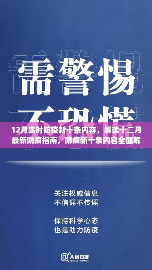 全面解读十二月最新防疫指南，防疫新十条内容深度解析