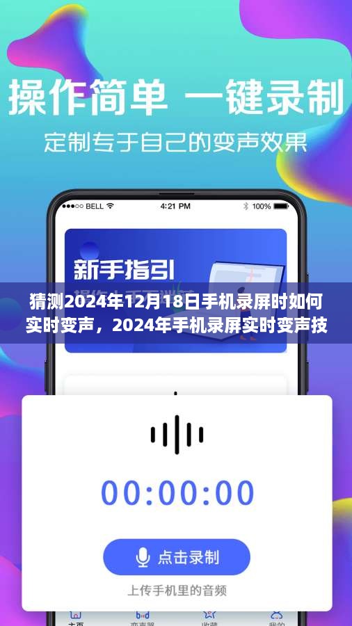 2024年手机录屏实时变声技术展望，实现可能性、挑战与技术发展探讨