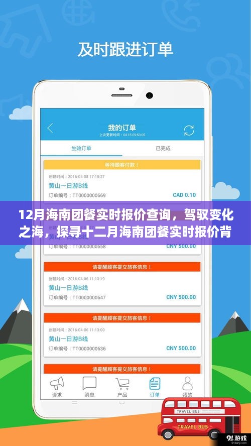 探寻十二月海南团餐实时报价背后的故事，驾驭变化之海，励志团餐之旅