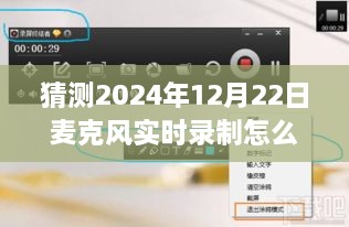 2024年麦克风实时录制设置展望，操作指南与个人见解