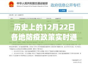 历史上的12月22日各地防疫政策实时通知，全面评测与详细介绍