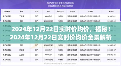 揭秘2024年12月22日实时价均价全景解析，洞悉市场风云