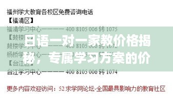 日语一对一家教价格揭秘，专属学习方案的价值与费用全面分析