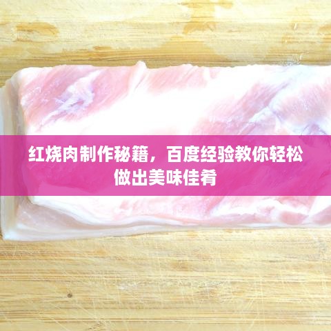 红烧肉制作秘籍，百度经验教你轻松做出美味佳肴