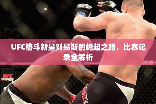 UFC格斗新星刘易斯的崛起之路，比赛记录全解析