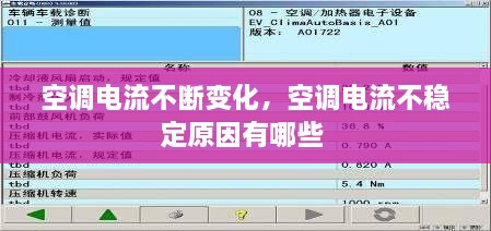 空调电流不断变化，空调电流不稳定原因有哪些 