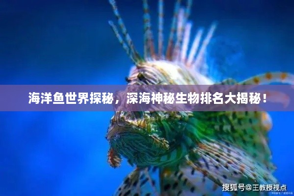 海洋鱼世界探秘，深海神秘生物排名大揭秘！