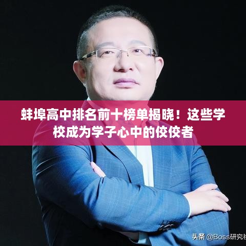 蚌埠高中排名前十榜单揭晓！这些学校成为学子心中的佼佼者