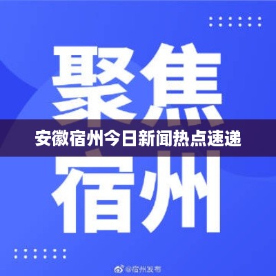 安徽宿州今日新闻热点速递