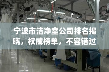 宁波市洁净室公司排名揭晓，权威榜单，不容错过！