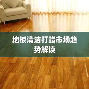 地板清洁打蜡市场趋势解读