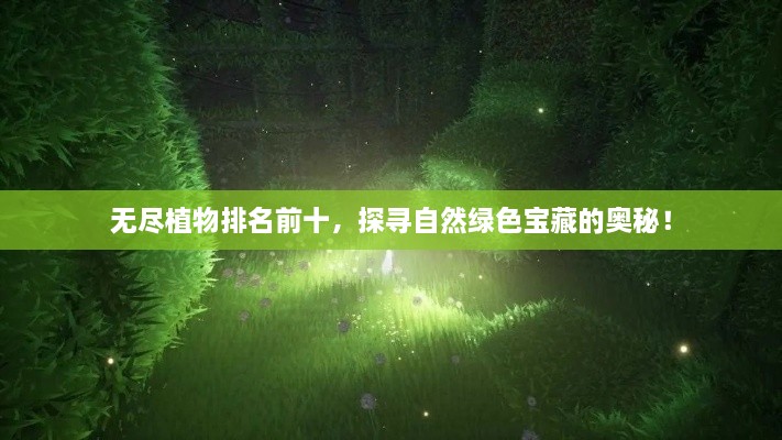 无尽植物排名前十，探寻自然绿色宝藏的奥秘！