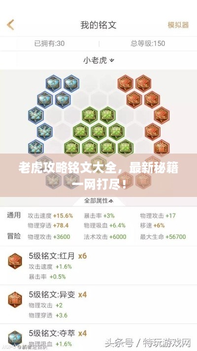 老虎攻略铭文大全，最新秘籍一网打尽！